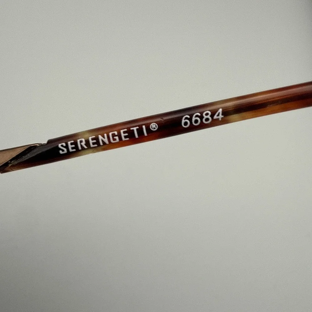 Serengeti Legendary 6684Authentic Aviator Pilot Sunglasses Gold/Tortoise Frames